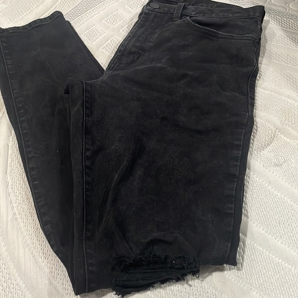 PacSun, Men Black Ripped Stacked Skinny Jeans. 32x32 - Picture 3 of 5